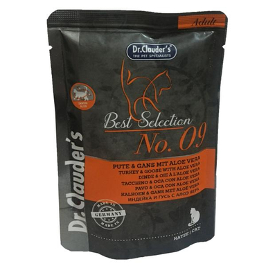غذای پوچ گربه دکتر کلادرز مدل Best Selection Adult No.9 وزن 85 گرم