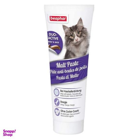 خمیر مالت گربه بیفار مدل Anti Hairball Dou Active وزن 100 گرم