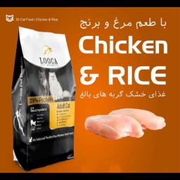 غذای خشک گربه لوکا پت پروداکتز مدل Chiken وزن 2 کیلوگرم