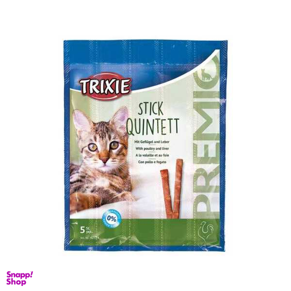 غذای تشویقی گربه تریکسی مدل Stick Quintett وزن 25 گرم