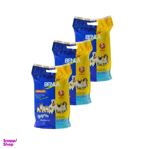 زیر انداز بهداشتی حیوانات بنلا کد 5 مجموعه 3 عددی