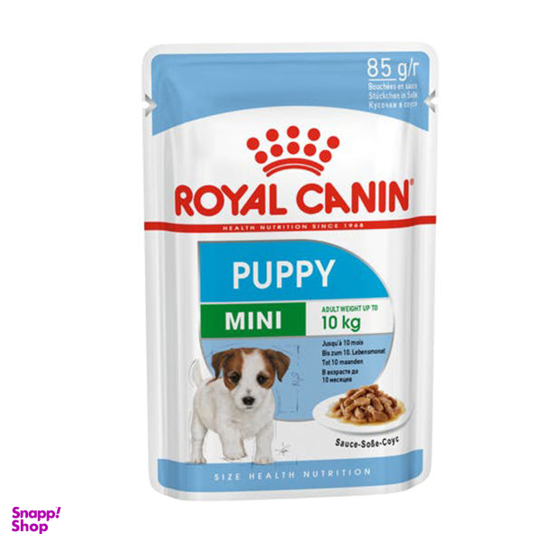 غذای پوچ سگ رویال کنین مدل Mini Puppy وزن 85 گرم