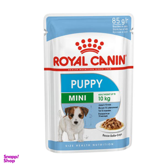 غذای پوچ سگ رویال کنین مدل Mini Puppy وزن 85 گرم