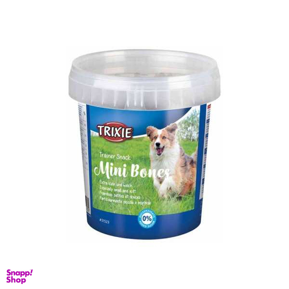 تشویقی سطلی سگ تریکسی مدل Mini Bones وزن 500 گرم