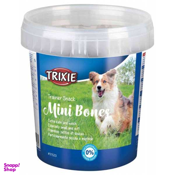 تشویقی سطلی سگ تریکسی مدل Mini Bones وزن 500 گرم