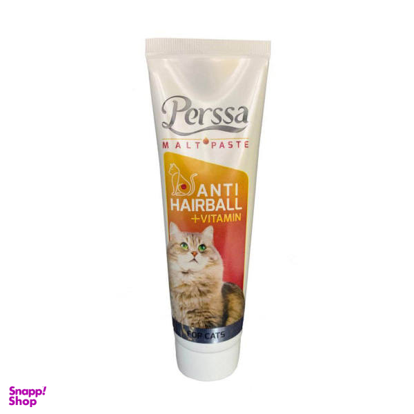 خمیر مالت گربه پرسا مدل Vitaminand Hairball وزن 100 گرم