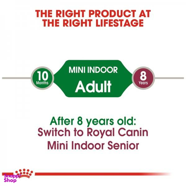 غذای خشک سگ رویال کنین مدل Mini Indoor Adult وزن 1.5 کیلوگرم