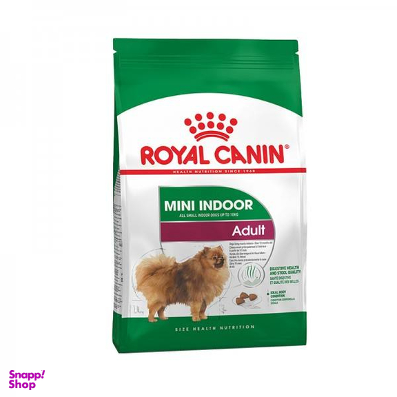 غذای خشک سگ رویال کنین مدل Mini Indoor Adult وزن 1.5 کیلوگرم