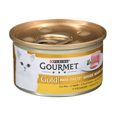 کنسرو غذای گربه گورمت مدل Gourmet Gold وزن 85 گرم