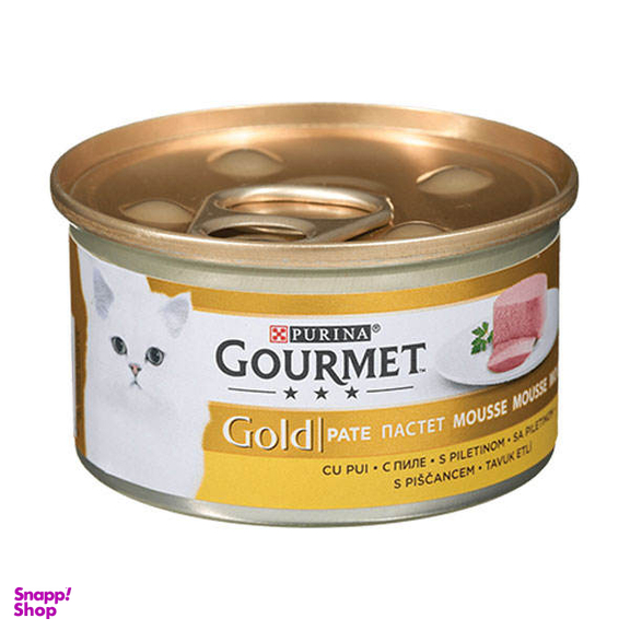 کنسرو غذای گربه گورمت مدل Gourmet Gold وزن 85 گرم