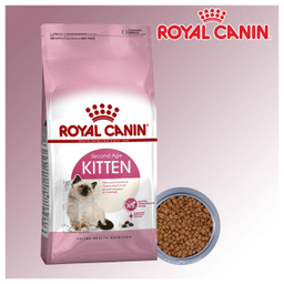 غذا خشک بچه گربه رویال کنین مدل Kitten وزن 2 کیلوگرم به همراه بستنی گربه