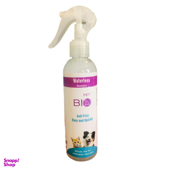 شامپو سگ و گربه بیو پت مدل Waterless حجم 200 میلی لیتر