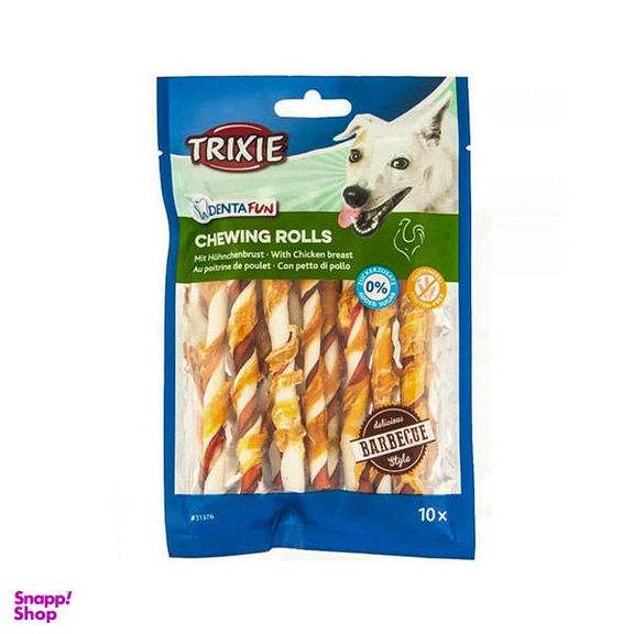 تشویقی سگ تریکسی مدل Chewing Rolls وزن 80 گرم