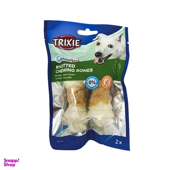 تشویقی سگ تریکسی مدل Knotted Chewing Bones وزن 70 گرم