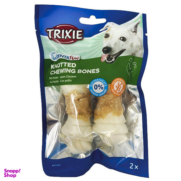تشویقی سگ تریکسی مدل Knotted Chewing Bones وزن 70 گرم