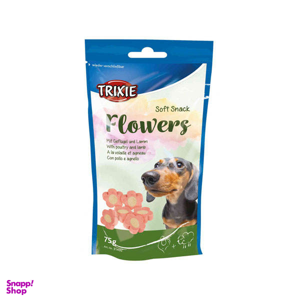 تشویقی سگ تریکسی (Trixie) مدل Flowers وزن 75 گرم