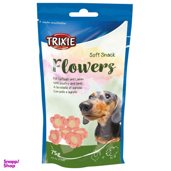 تشویقی سگ تریکسی (Trixie) مدل Flowers وزن 75 گرم