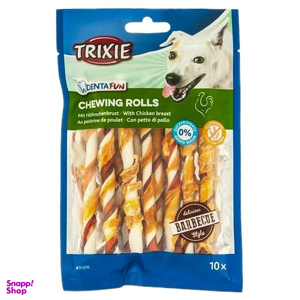 تشویقی سگ تریکسی مدل Chewing Rolls وزن 80 گرم