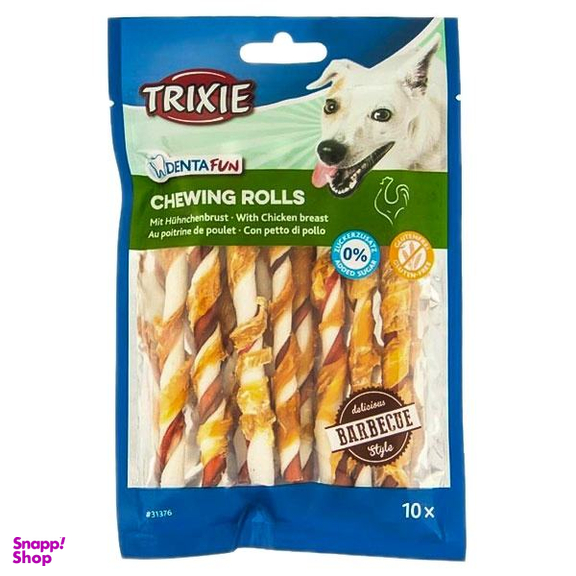 تشویقی سگ تریکسی مدل Chewing Rolls وزن 80 گرم