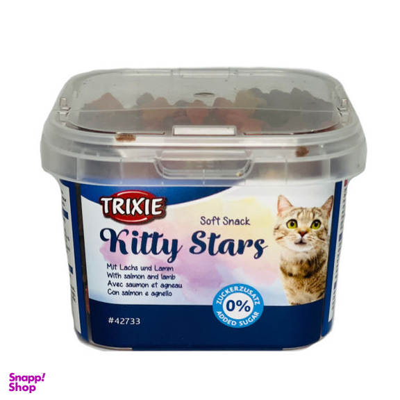 غذای تشویقی گربه تیرکسی مدل Kitty Stars وزن 500 گرم