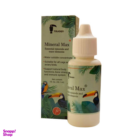قطره پرندگان توکان مدل Mineral Max حجم 30 میلی لیتر