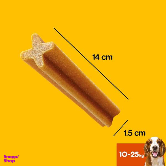 غذای تشویقی سگ پدیگری مدل Dentastix Medium وزن 77 گرم