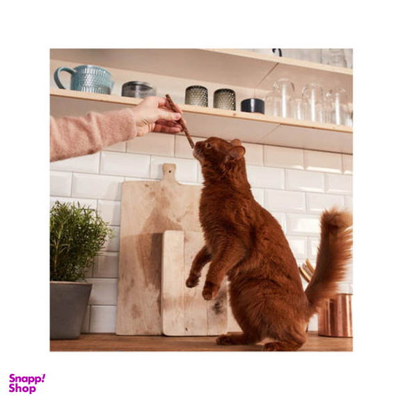 غذای تشویقی گربه جیم کت (Gim Cat) مدل مدادی بره و پرندگان وزن 25 گرم مجموعه 5 عددی