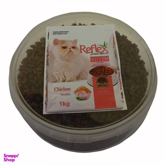 غذای خشک بچه گربه رفلکس مدل Chicken-1000 وزن 1 کیلوگرم