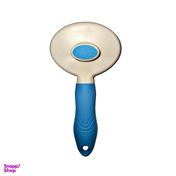 برس موی سگ و گربه مدل Self Cleaning رنگ آبی