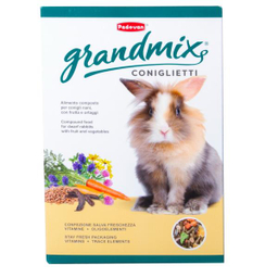 غذای خشک خرگوش پادوان مدل Grandmix Coniglietti وزن 850 گرم