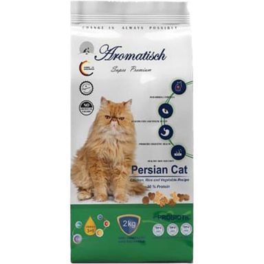 غذای خشک گربه پرشین آروماتیش (Aromatisch) کد P1003 وزن 2 کیلوگرم