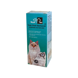 قطره پاک کننده دور چشم گربه رویال وت مدل Tear Stin Remover حجم 60 میلی لیتر