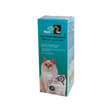 قطره پاک کننده دور چشم گربه رویال وت مدل Tear Stin Remover حجم 60 میلی لیتر