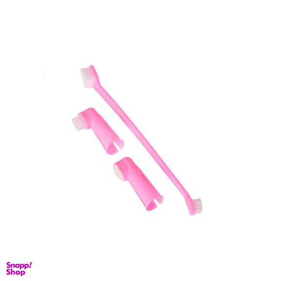 مسواک دو سر سگ و گربه مدل Double Head Toothbrush-W
