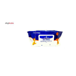 دستمال مرطوب حیوانات پت سافت مدلpet Wipes