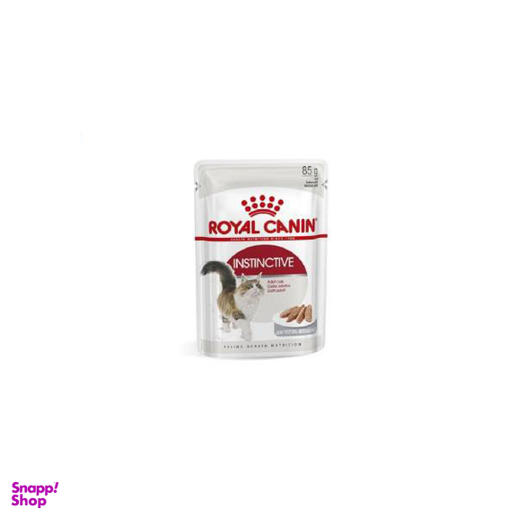 غذای پوچ گربه رویال کنین مدل Instinctive Loaf Texture وزن 85 گرم