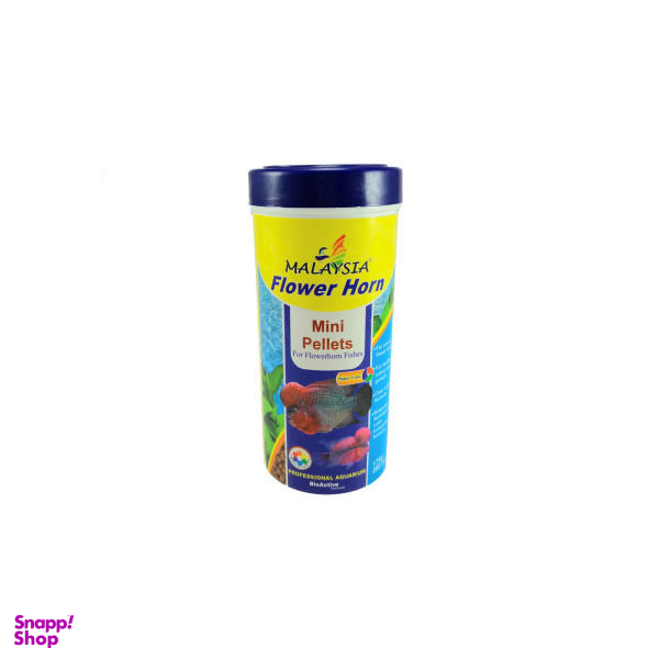 غذای ماهی مالزی مدل Flower Horn وزن 175 گرم