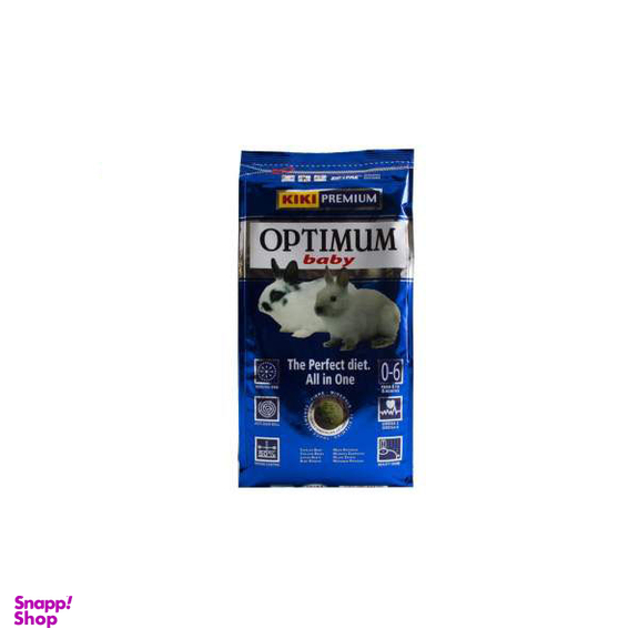غذای بچه خرگوش پلت کامل کیکی مدل Kiki Premium Optimum مقدار 600 گرم