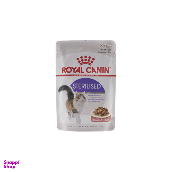 غذای پوچ گربه بالغ عقیم شده رویال کنین مدل Sterilised وزن 85 گرم