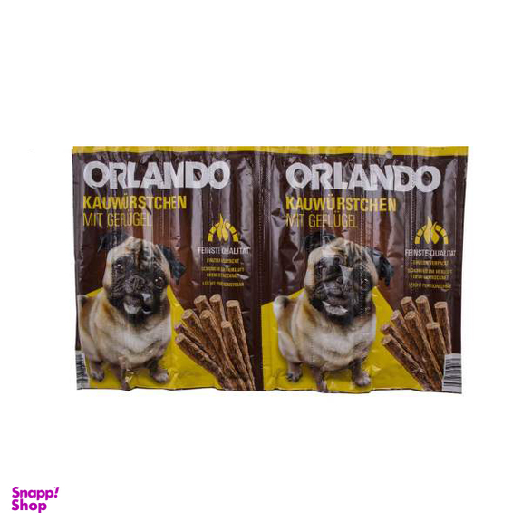 تشویقی سگ اورلاندو (Orlando) مدل Mit Geflugel بسته 8 عددی