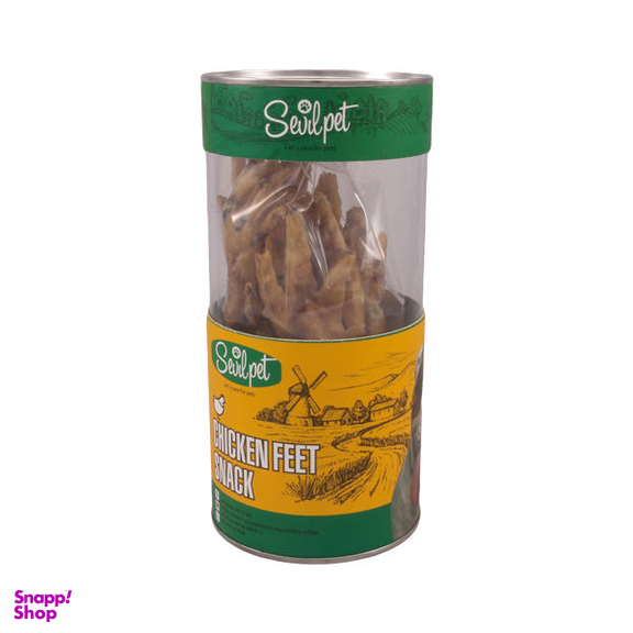 غذای تشویقی سگ سویل پت (Sevil Pet) مدل Chicken Feet Snack بسته 10 عددی