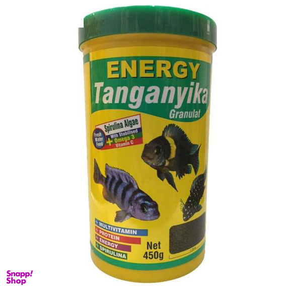 غذا ماهی انرژی مدل Tanganyika Granulat وزن 450 گرم