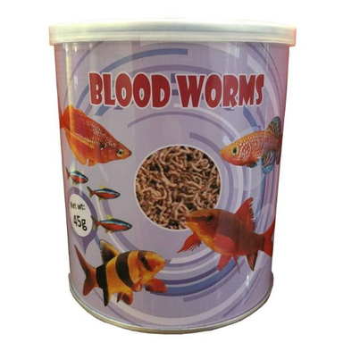 غذای ماهی آکوا مدل Worms وزن 45 گرم