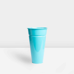 گلدان فلزی استوانه ای smp17