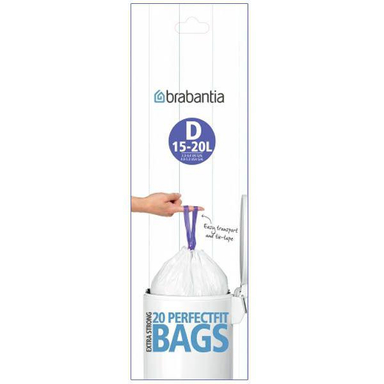 کیسه زباله 15 لیتر برابانتیا (Brabantia) بسته 20 تایی