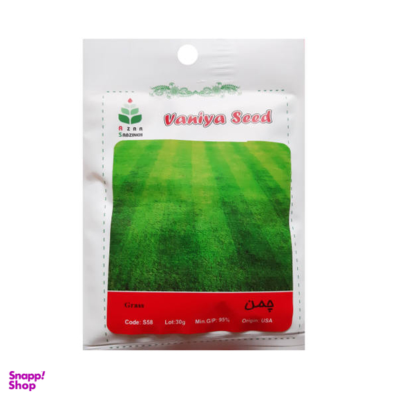 بذر چمن آذر سبزینه مدل S58