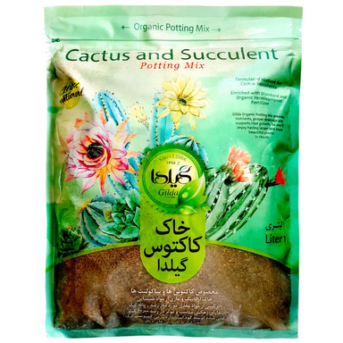خاک کاکتوس و ساکولنت گیلدا مدل GC01L بسته 1 لیتری