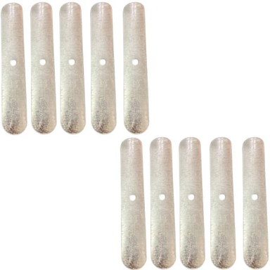 بست زوار نایلون گلخانه ای مدل گالوانیزه کد 12cm بسته 10 عددی