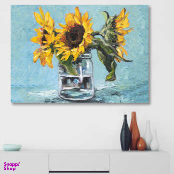 تابلوشاسی استاربوی گالری (StarBoy Gallery) طرح گل آفتابگردان مدل Amazing 214