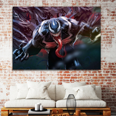 تابلو شاسی گالری استاربوی طرح ونوم مدل مارول 062